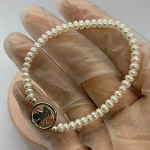TOUS Bracelet Camille Bracelet in Silver with Pearls Women Bracelet Jewelry
